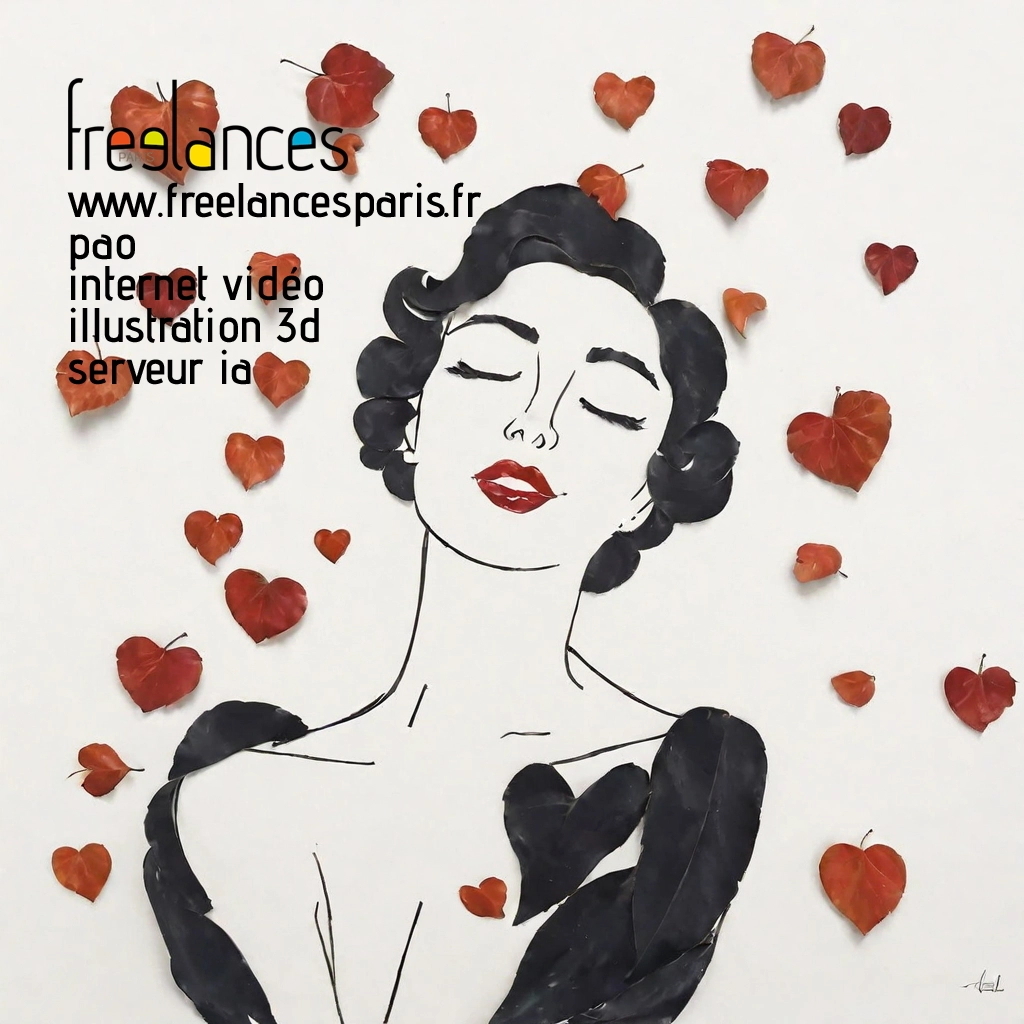 Pao mise en page internet vidéo illustration 3d serveur IA générative AI freelance paris studio de création magazines yrmx4ds0